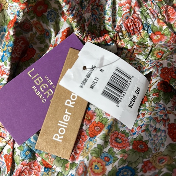 NWT Roller Rabbit Elysian Day Zara Puff Sleeve Poplin Dress - Picture 14 of 14